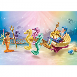 71500 PLAYMOBIL PODWODNI MIESZKAŃCY Z POWOZEM KONIKÓW MORSKICH