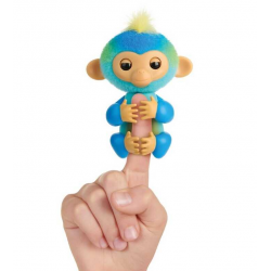 3115 FINGERLINGS MAŁPKA NA PALEC LEO NIEBIESKA
