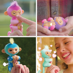 3115 FINGERLINGS MAŁPKA NA PALEC LEO NIEBIESKA