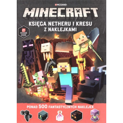 680426 MINECRAFT KSIĘGA NETHERU I KRESU Z NKLEJKAMI