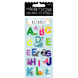 664585 ZAKŁADKA DO KSIĄŻKI MAGNETYCZNA ALFABET LITERKI