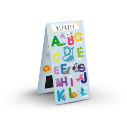664585 ZAKŁADKA DO KSIĄŻKI MAGNETYCZNA ALFABET LITERKI