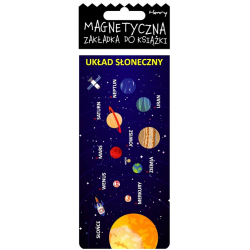 664653 ZAKŁADKA DO KSIĄŻKI MAGNETYCZNA UKŁAD SŁONECZNY KOSMOS