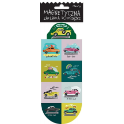 482177 ZAKŁADKA DO KSIĄŻKI MAGNETYCZNA AUTA