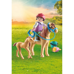 71498 PLAYMOBIL DZIECKO Z KUCYKIEM I ŹREBAKIEM HORSES OF WATERFALL