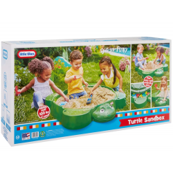 664526 PIASKOWNICA Z POKRYWĄ ŻÓŁW ŻÓŁWIK LITTLE TIKES