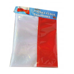 220140 NARODOWA FLAGA POLSKI POLSKA 70X112CM