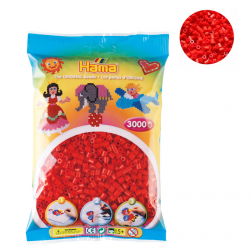 201-05 KORALIKI DO PRASOWANIA HAMA MIDI 3000 CZERWONY