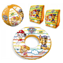ZESTAW KOŁO DO PŁYWANIA RĘKAWKI PIŁKA PSI PATROL