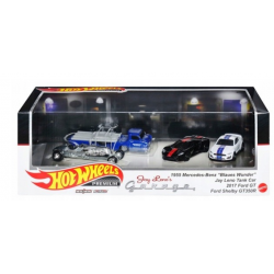 GMH39 HKC17 HOT WHEELS PREMIUM  JAY LENO'S GARAGE DIORAMA 4 AUTKA
