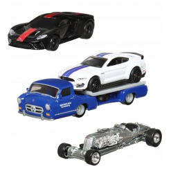 GMH39 HKC17 HOT WHEELS PREMIUM  JAY LENO'S GARAGE DIORAMA 4 AUTKA