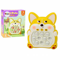 023005 POP IT GRA ZRĘCZNOŚCIOWA FAST PUSH LISEK ŻÓŁTY