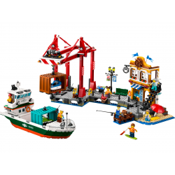 60422 LEGO CITY NADMORSKI PORT ZE STATKIEM TOWAROWYM