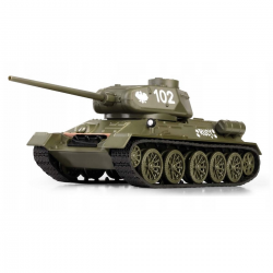 181021 CZOŁG WOJSKOWY METALOWY RUDY 102 T-34-85 MODEL 1:43