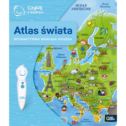 774608 ALBIK ATLAS ŚWIATA INTERAKTYWNA KSIĄŻKA