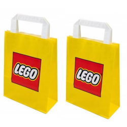 18420 TOREBKA TORBA PAPIEROWA LEGO PREZENTOWA DUŻA 2 SZTUKI