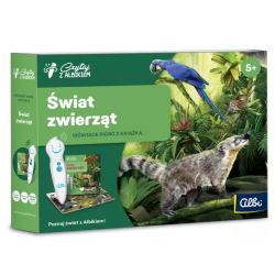 095831 CZYTAJ Z ALBIKIEM WESOŁA NAUKA ŚWIAT ZWIERZĄT ZESTAW + PIÓRO