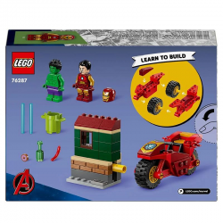 76287 LEGO MARVEL IRON MAN Z MOTOCYKLEM I HULK