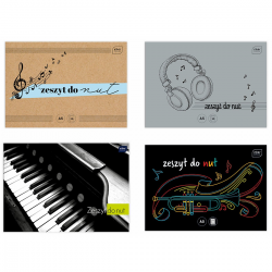 090003 ZESZYT DO NUT A5 16 INSTRUMENTY INTERDRUK