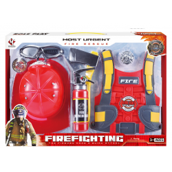 111452 ZESTAW STRAŻACKI STRAŻ POŻARNA GAŚNICA