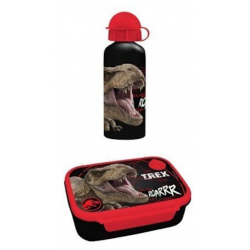 596292 ZESTAW LUNCHBOX BIDON + PUDEŁKO JURASSIC WORLD DINOZAUR