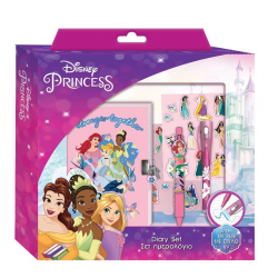 604744 PAMIĘTNIK NA KŁÓDKĘ + DŁUGOPIS KSIĘŻNICZKI DISNEY