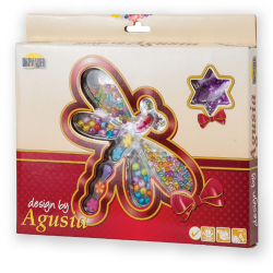 008195 KORALIKI DO NAWLEKANIA BIŻUTERIA DZIECIĘCA ZESTAW