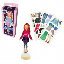 823232 MAGNETYCZNA LALKA UBIERANKA NA MAGNES ZAKUPY