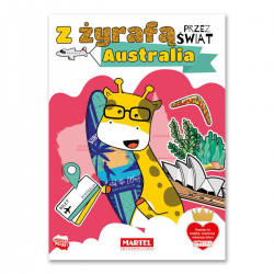 322881 KSIĄŻECZKA Z ŻYRAFĄ PRZEZ ŚWIAT AUSTRALIA MARTEL