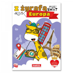 322843 KSIĄŻECZKA Z ŻYRAFĄ PRZEZ ŚWIAT EUROPA MARTEL
