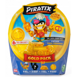 30318CTT PIRATIX GOLDEN TREASURE GOLD PACK CAPTAIN TINA THUNDER FIGURKA