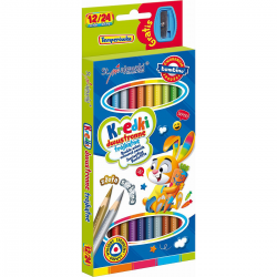 004940 BAMBINO KREDKI TRÓJKĄTNE DWUSTRONNE 24 KOL.