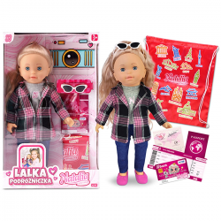 165771 LALKA MODNY BOBAS MIMICZNY NATALIA 41CM