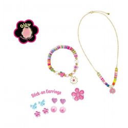 038445 PUZDERKO Z BIŻUTERIĄ KWIATKI