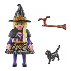 71584 PLAYMOBIL FIGURKA CZAROWNICA Z KOTEM SPECIAL PLUS