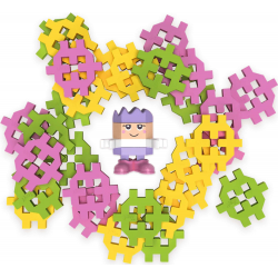 062003 KLOCKI CONNECT POCKET FIGURKA KIM 35 EL. TREFL