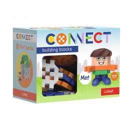 62005 KLOCKI CONNECT POCKET FIGURKA MAT 35 EL. TREFL