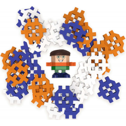 62005 KLOCKI CONNECT POCKET FIGURKA MAT 35 EL. TREFL