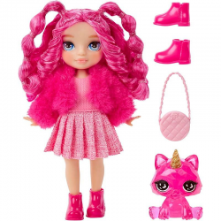 531180 MINI LALKA RAINBOW HIGH LITTLES DOLL MAGENTA MONROE