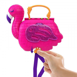 HJN76 POLLY POCKET WALIZKA PINIATA FLAMING PLAŻOWA IMPREZA
