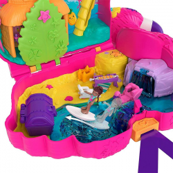 HJN76 POLLY POCKET WALIZKA PINIATA FLAMING PLAŻOWA IMPREZA