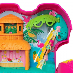 HJN76 POLLY POCKET WALIZKA PINIATA FLAMING PLAŻOWA IMPREZA