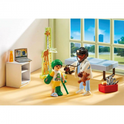 71619 PLAYMOBIL PEDIATRA Z PLUSZOWYM MISIEM LEKARZ