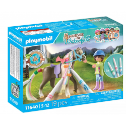 71640 PLAYMOBIL WATERFALL KREATYWNY ZESTAW Z KONIEM I PISAKAMI
