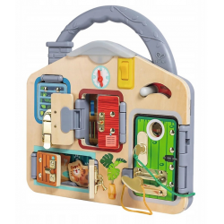 04715 INTERAKTYWNA TABLICA MANIPULACUJNA WALIZKA HAPE