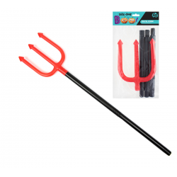 660514 TRÓJZĄB SKŁADANY WIDŁY DIABEŁ PRZEBRANIE DIABEŁEK