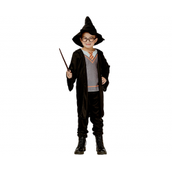 182613 KOSTIUM STRÓJ CZARODZIEJ MAG HALLOWEEN 120/130CM