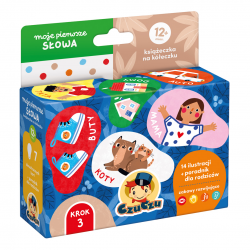 897105 CZUCZU MOJE PIERWSZE SŁOWA KSIĄŻECZKA NA KÓŁECZKU 12M+