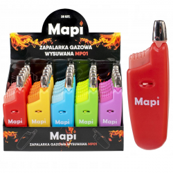 145781 ZAPALARKA MAPI WYSUWANA MP01 MIX KOLORÓW 1 SZTUKA
