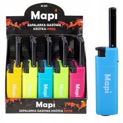 145798 ZAPALARKA MAPI KRÓTKA MP05 MIX KOLORÓW 1 SZTUKA